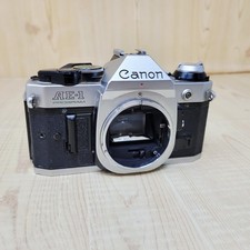 Canon AE-1 Program Black Silver SLR 35mm Film Camera Body Only