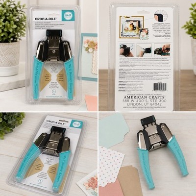 We R Memory Keepers Crop-A-Dile Corner Chomper Stub Scallop Punch NIP