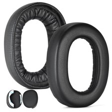 1Pair L R Protein Skin Headphone Ear Pads Cushion Cover Beam For Jabra Elite 85h