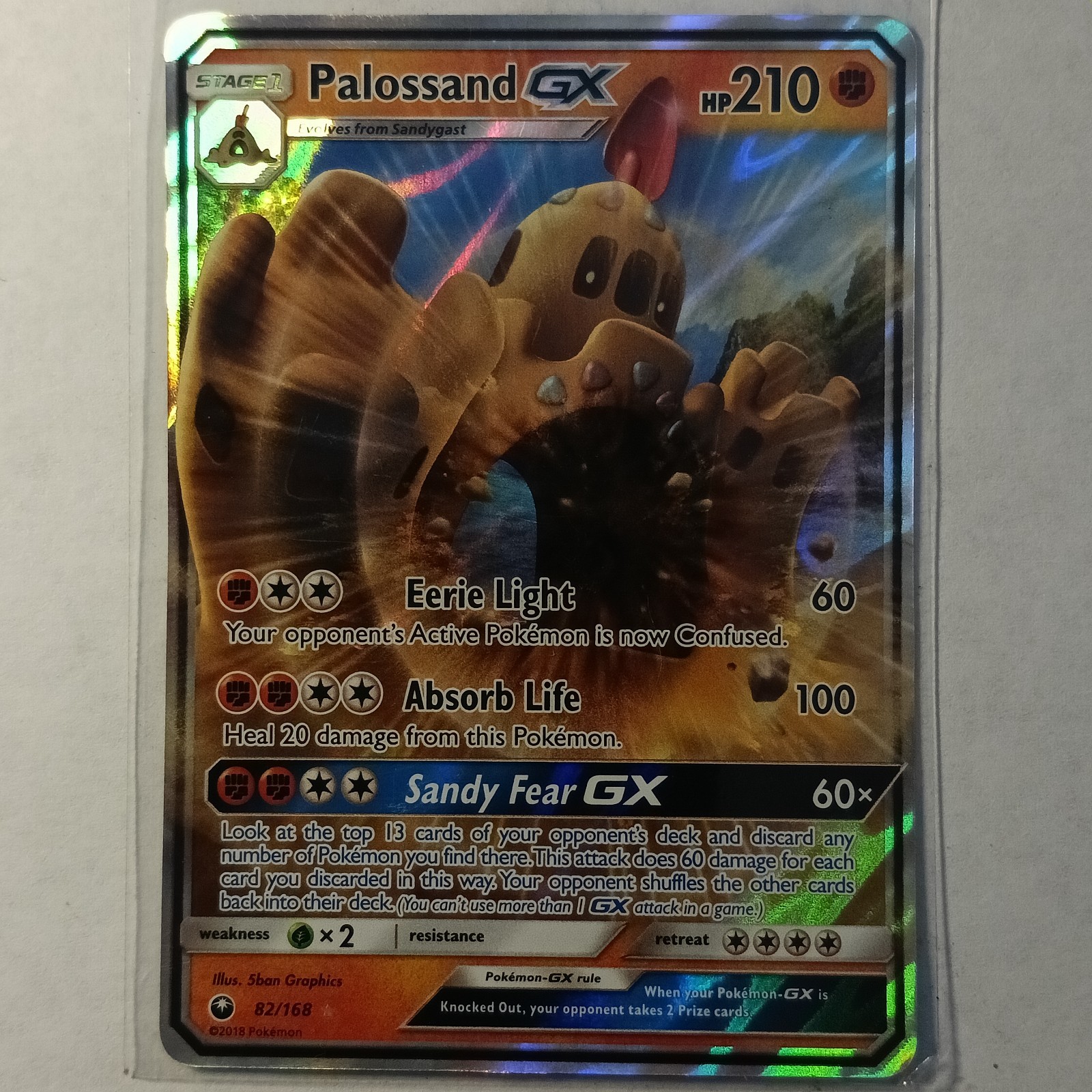 Palossand GX 82/168 Celestial Storm NM Ultra Rare Pokemon Card