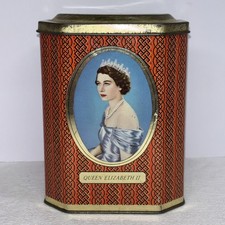 Queen Elizabeth II Coronation Biscuit Tin Jun...