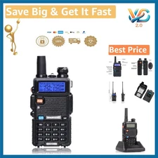 Baofeng UV-5R Two-Way Radio Dual Band 144-148/420-450MHz 128 Channels New