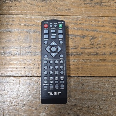 Majority DVD CD Replacement Remote For Control Scholars  TV HDMI SCH BLK Tested