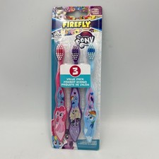 Firefly Hasbro My Little Pony Soft 3Pk Toothbrush Set New