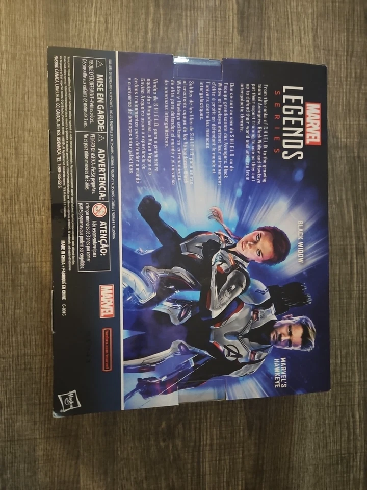 Marvel Legends Avengers Endgame Black Widow & Hawkeye paquete de 2 figuras objetivo  Foto 2 de 2