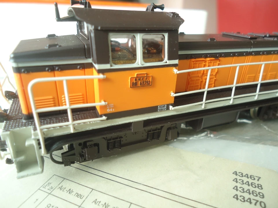 ROCO HO LOCOMOTIVE DIESEL TYPE BB 63000 ARZENS 63837 OU 63792 REF 43467 - Photo 3/4