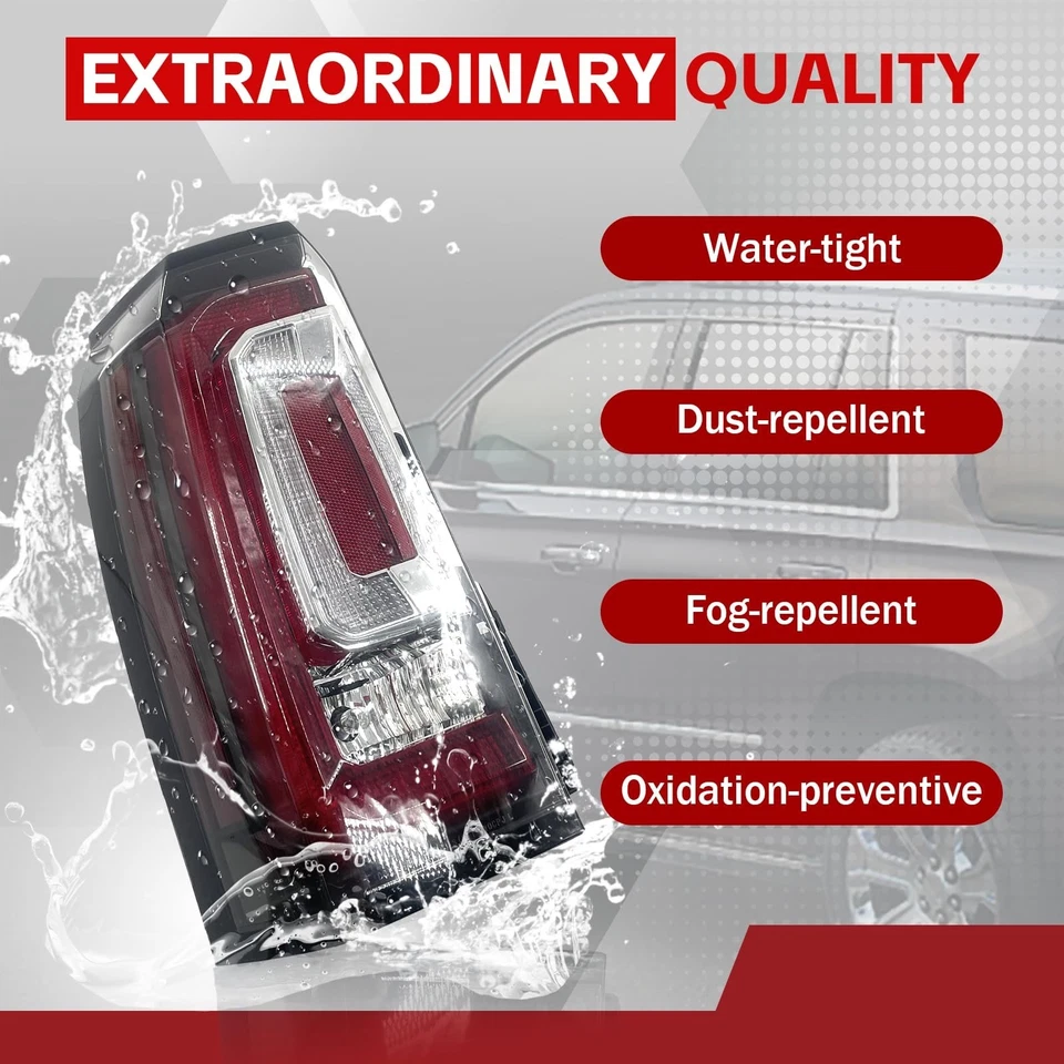 GM2800268 LED Tail Light Assembly Compatible With 2015-2020 GMC Yukon XL Dena... - Image 4 of 4