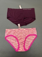 2x Victoria  s Secret Hiphugger/Hipster Panties Underwear Women Size Medium NWT