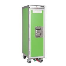 Flugzeugtrolley Half Size Catering Airlinetrolley Servierwagen Tisch Grün