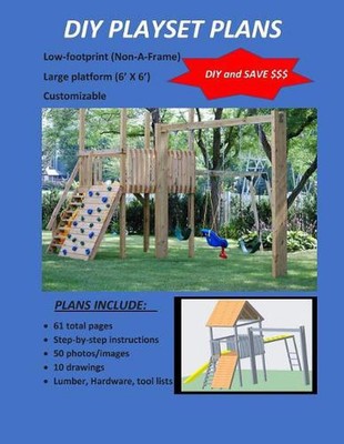 DIY Playset Plans by Steve Jepson (English) Paperback Book