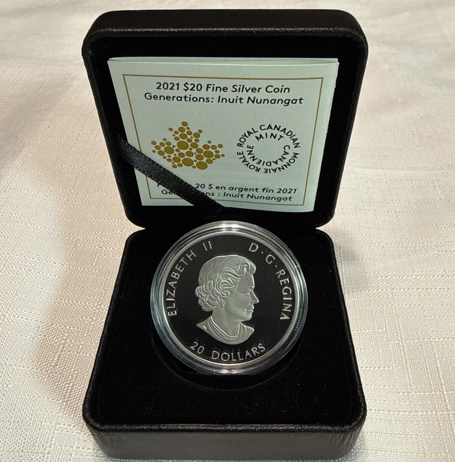 2021 Canada 1 oz .9999 Fine Silver $20 Coin GENERATIONS: INUIT NUNANGAT ...