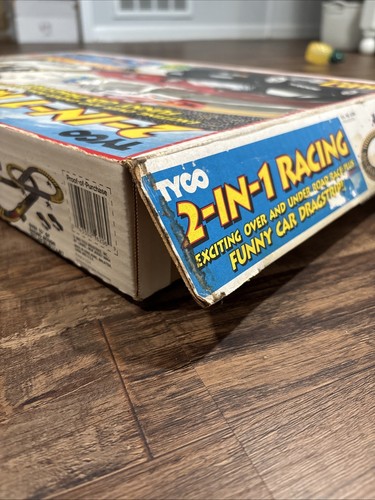 Vintage Tyco 2-in-1 Racing Slot Car Race Track Set NEW Bonus Drag Strip 4 Cars! - Picture 5 of 13