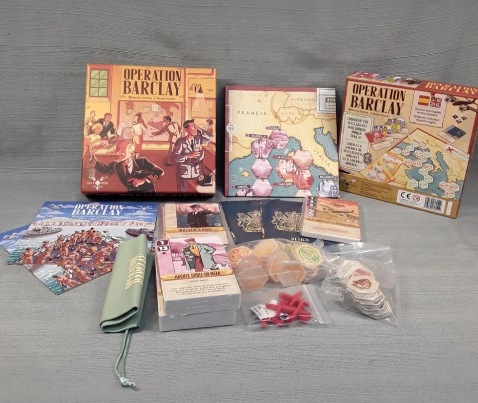 Operation Barclay Board Game ~ Gamefound Edition Unplayed ~ Open NEW Shrink Wrap - Image 4 of 4