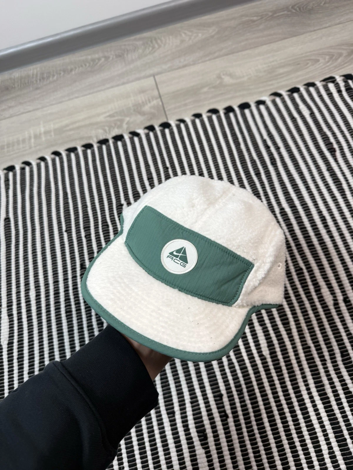 Nike ACG Sherpa Cap hat teddy fleece therma fit size M/L avantgarde y2k drip