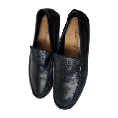 Black Giorgio Brutini Le Glove Mens 10.5 leather loafers 