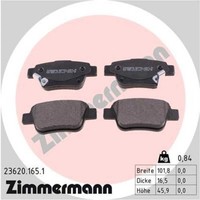 Zimmermann BremsbeläGe Hinten FüR Toyota Corolla Verso Avensis Station Wagon