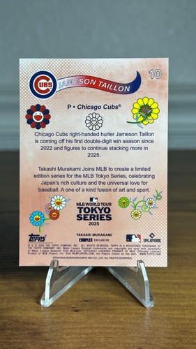 2025 Topps Tokyo Series Takashi Murakami Complex Exclusive #10 Jameson Taillon - Picture 2 of 3