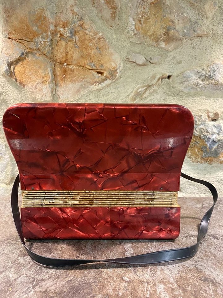 Ancien jouet accordeon déco - Photo 3/4