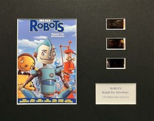 ROBOTS . 35mm Film Cell  MOUNTED DISPLAY