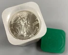20 1992 BU .999 US 1ozt Silver Eagle $1 w/tube L24779
