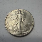1942 Walking Liberty Silver Half Dollar - Philadelphia Mint - 90% Silver Coin