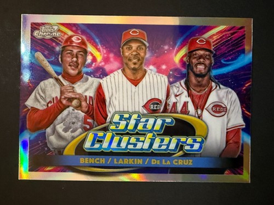 #ad 2025 Topps Cosmic Chrome Bench Larkin Elly De La Cruz Start Clusters #TSC 4 $4.99