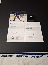 K'ANDRE MILLER NEW YORK RANGERS SIGNED HOCKEY PUCK/8X10 PHOTO FANATICS HOLO-COA 