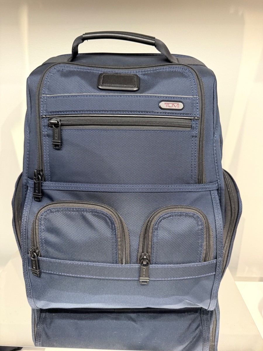 Tumi Compact Laptop BriefPack / Backpack – Navy * 26303173NVYO for