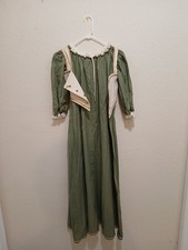   Renaissance Peasant Dress Medieval Tavern Maiden Costume Ren Faire 46 Long