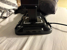 Black Plastic Charging Dock Stand for Nintendo Switch Console, USB 3 ft Cable