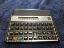 Vintage Hewlett-Packard HP-11C Programmable Scientific Calculator W/Case - Works