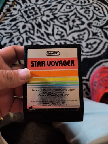 Atari 2600 STAR VOYAGER game cartridge Tested & Working Imagic 1982 | 2600+ 780