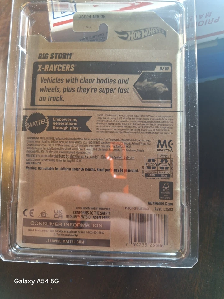 Hot Wheels Treasure Hunt 2024 Rig Storm In A Protector - Image 3 of 3