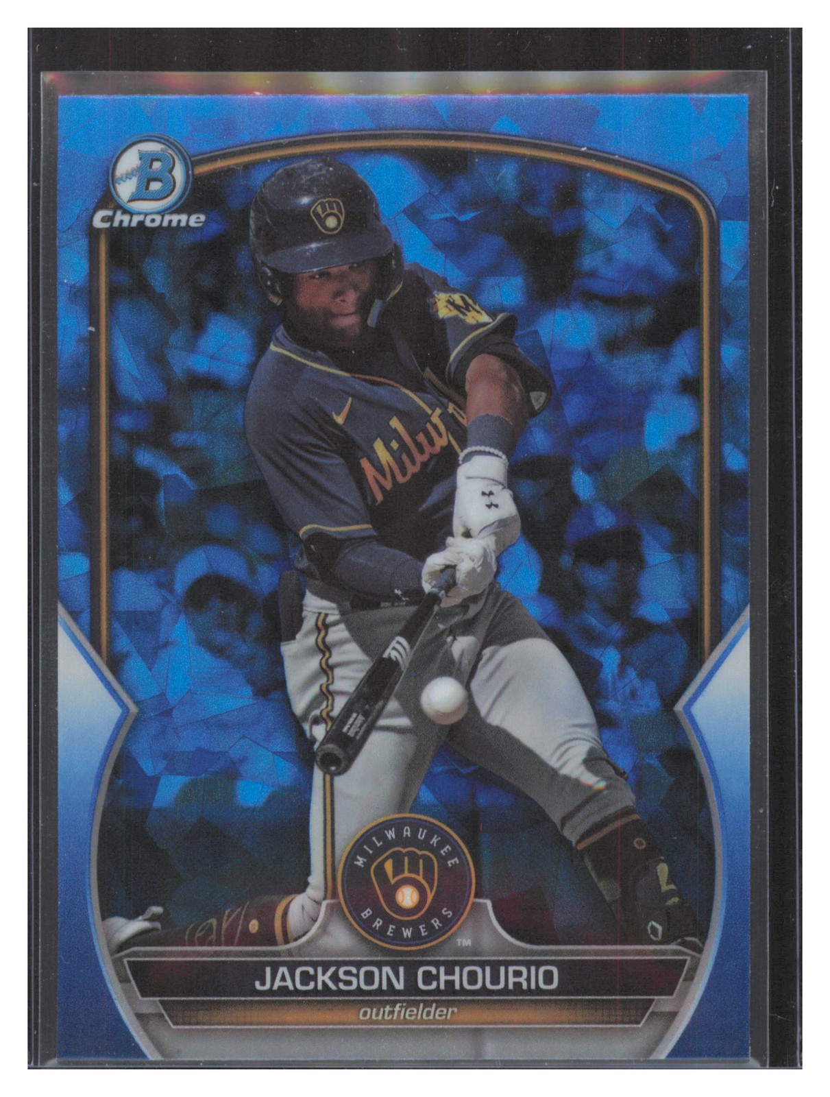 2023 Bowman Draft Sapphire Edition Jackson Chourio #BDC-156