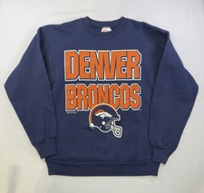 Vintage 1997 Denver Broncos Crew Neck Sweatshirt Youth Large/ Ladies Small USA
