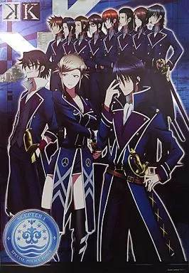 K Anime A3 Mini Metal Poster Fushimi Saruhiko & Awashima Seri