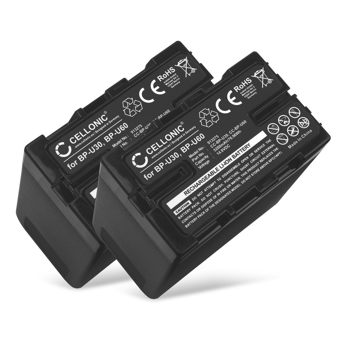 2x Battery for Sony PXW-FX9 5200mAh UK