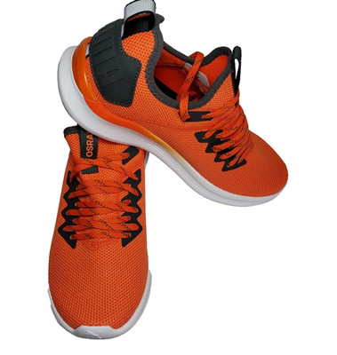 NEW PUMA Ignite Tangerine Orange w/Gray Flash Evoknit Shoe W Size 7 Osram Design