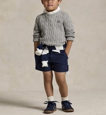 POLO RALPH LAUREN AUTHENTIC BOYS BRAND NEW ORIGINAL CABLE-KNIT SWEATER Sz 7, NWT