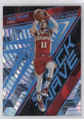 2022-23 Panini Revolution Shock Wave Cubic 30/50 Trae Young #10 k7n
