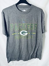 Vintage Team Apparel Green Bay Packers Football T-Shirt L NFL Graphic Tee