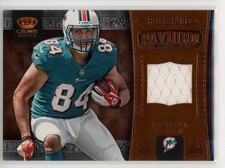 2012 Crown Royale#21 Michael Egnew Rookie Paydirt Materials Jersey Card Dolphins. rookie card picture