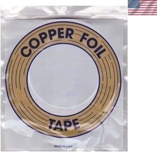 Durable 36 Yards Edco 7/32" Copper Foil - Perfect for Creative Glass Projects
