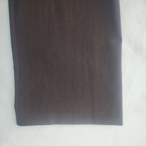 Women's Chico's 2.5 Tall Brown Dress Pants Metro Stripes Rayon Rayon ~Size 14 - Picture 4 of 10