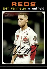 2020 Topps Heritage #105 Josh VanMeter Card Cincinnati Reds