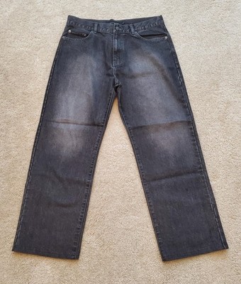 CALVIN KLEIN MENS DENIM DARK WASH JEANS-CLASSIC STRAIGHT FIT-33 x 32