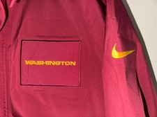 Nike NFL Washington Commanders Team Issue Sideline Storm FIT Rain Jacket Mens L