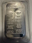 1 oz Silver Bar - Ten Commandments
