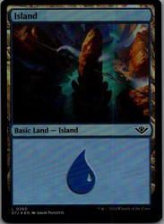 Island (280) Foil - Outlaws of Thunder Junction MTG