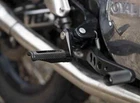 Royal Enfield Interceptor 650 TEC Black Foot Pegs Brake & Gear Lever Set 40mm